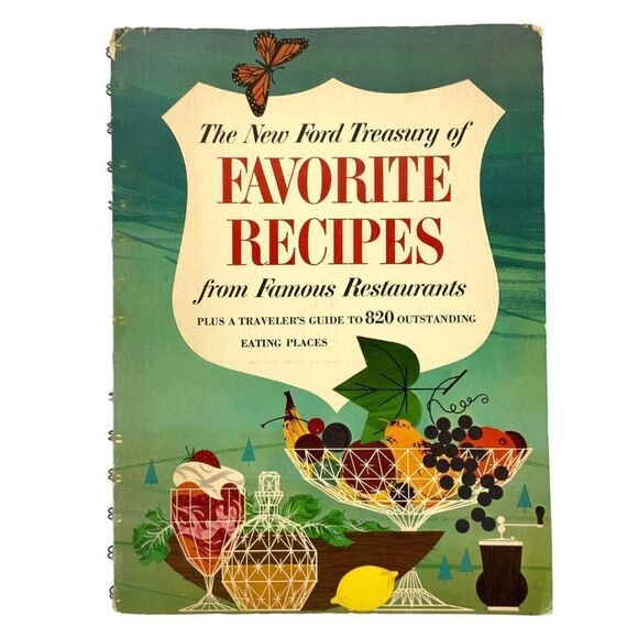 New Ford Treasury Favorite Recipes from Famous Restaurants by Nancy Kennedy 1963 - Picture 1 of 14